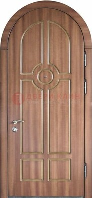 Арочная дверь с отделкой массивом ДА-35 в Электрогорске