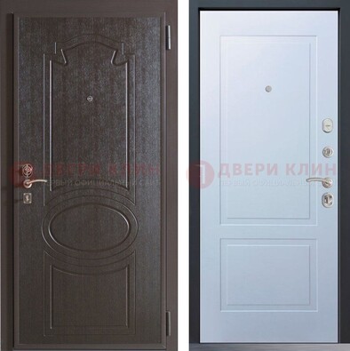 Квартирная железная дверь с МДФ панелями ДМ-380 в Электрогорске