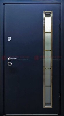 Металлическая дверь с порошковым покрытием и МДФ Белый дуб ДП-219 в Тихвине