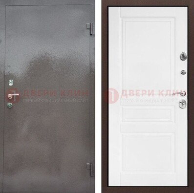 Входная стальная дверь с порошковым окрасом и МДФ внутри ДП-311 в Электрогорске