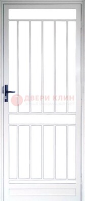 Железная решетчатая дверь белая ДР-32 в Электрогорске