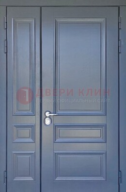 Темно-серая железная дверь с виноритом ДВТ-242 в Электрогорске