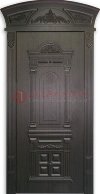 Черная стальная дверь с виноритом ДВТ-31 в Электрогорске