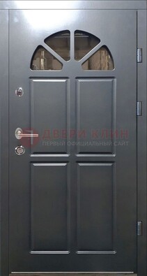 Темная входная дверь с виноритом и терморазрывом ДВТ-64 в Сергиевом Посаде